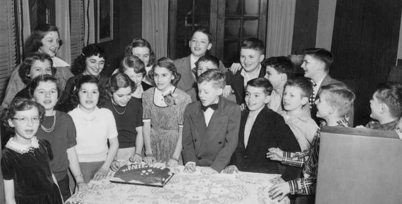 Sally's Birthday Party - 1952 photo