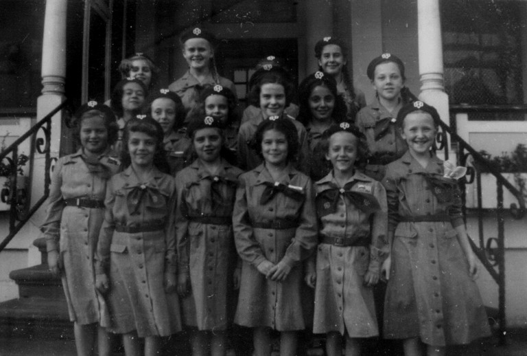 Girl Scout Fly-up - 1949 photo
