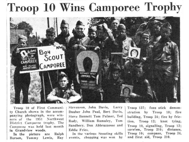 Troop 10 - 1951 photo