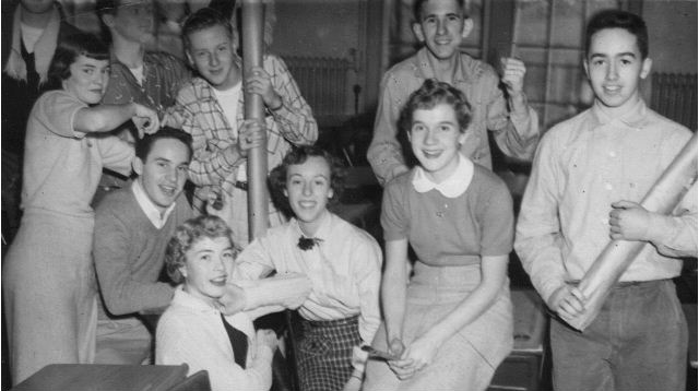 Study Hall Hi-Jinks - 1956 photo